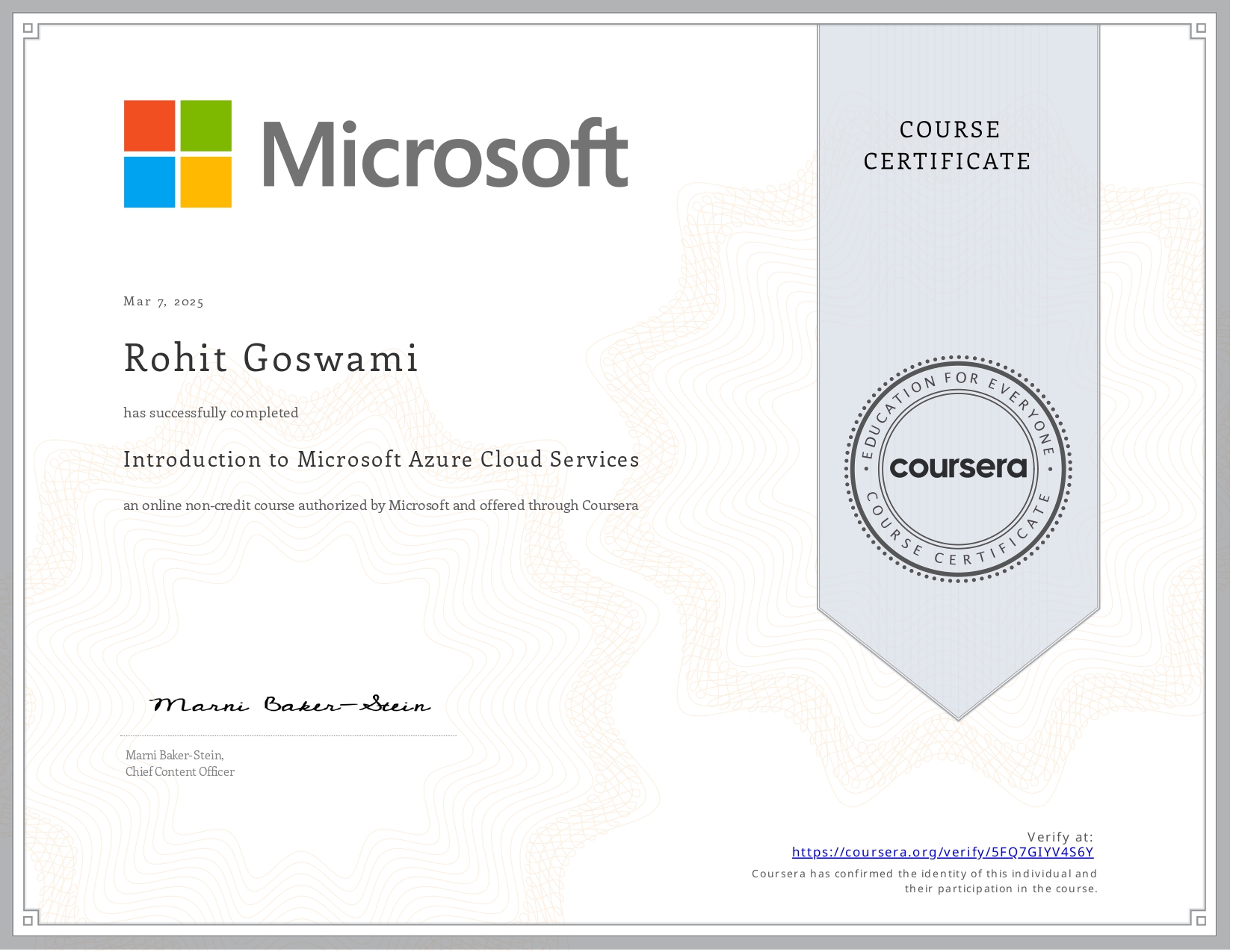 Introduction to Microsoft Azure Cloud Services